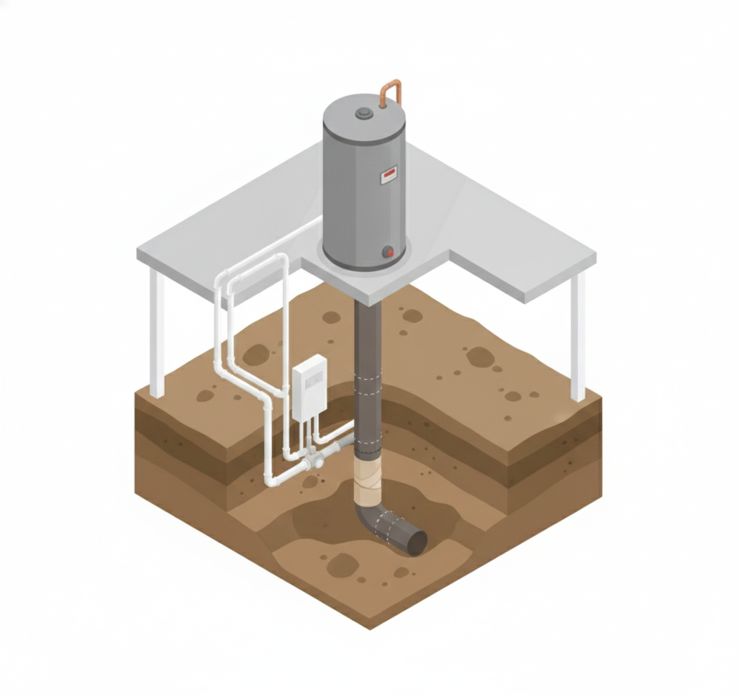 Virginia hot water heater and sewer line repair